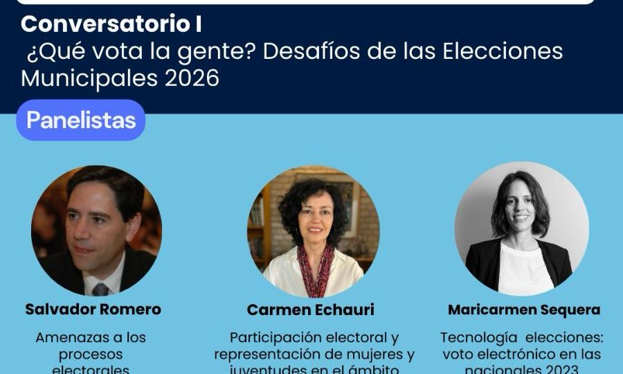 La Red Paraguaya de Integridad Electoral organiza el ciclo de conversatorios "Panorama Electoral: Municipales 2026 Paraguay"